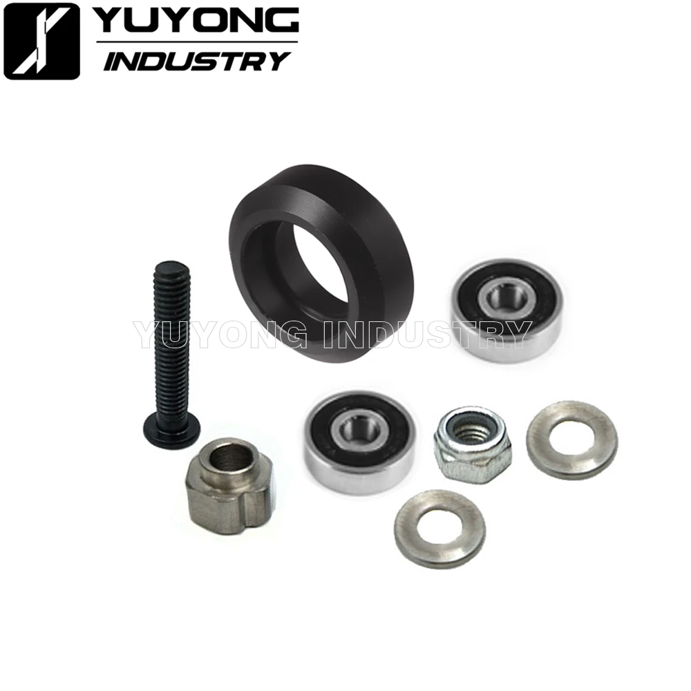 Регулируемая Точная CNC delrin solid v комплекты колес с эксцентриковыми Проставками