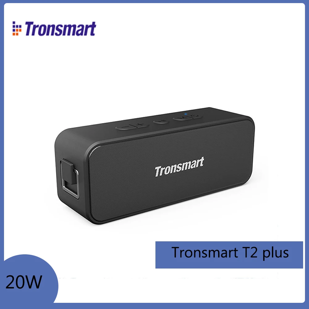 Портативная звуковая панель Tronsmart T2 plus Bluetooth 5 0 20 Вт водонепроницаемая IPX7 колонка