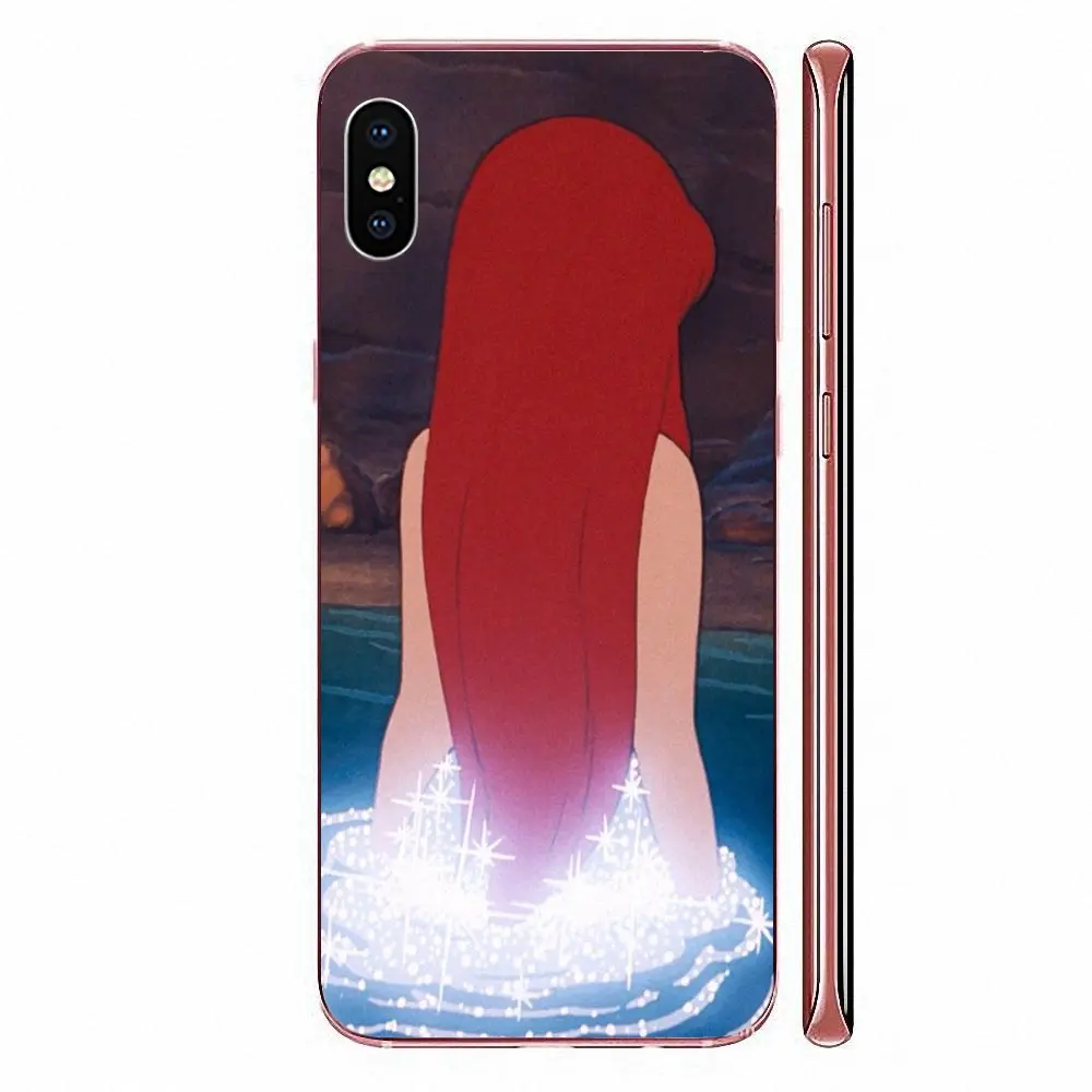 Витражное стекло Ариэль маленькая Русалочка Мягкий ТПУ Новый стиль уникальный