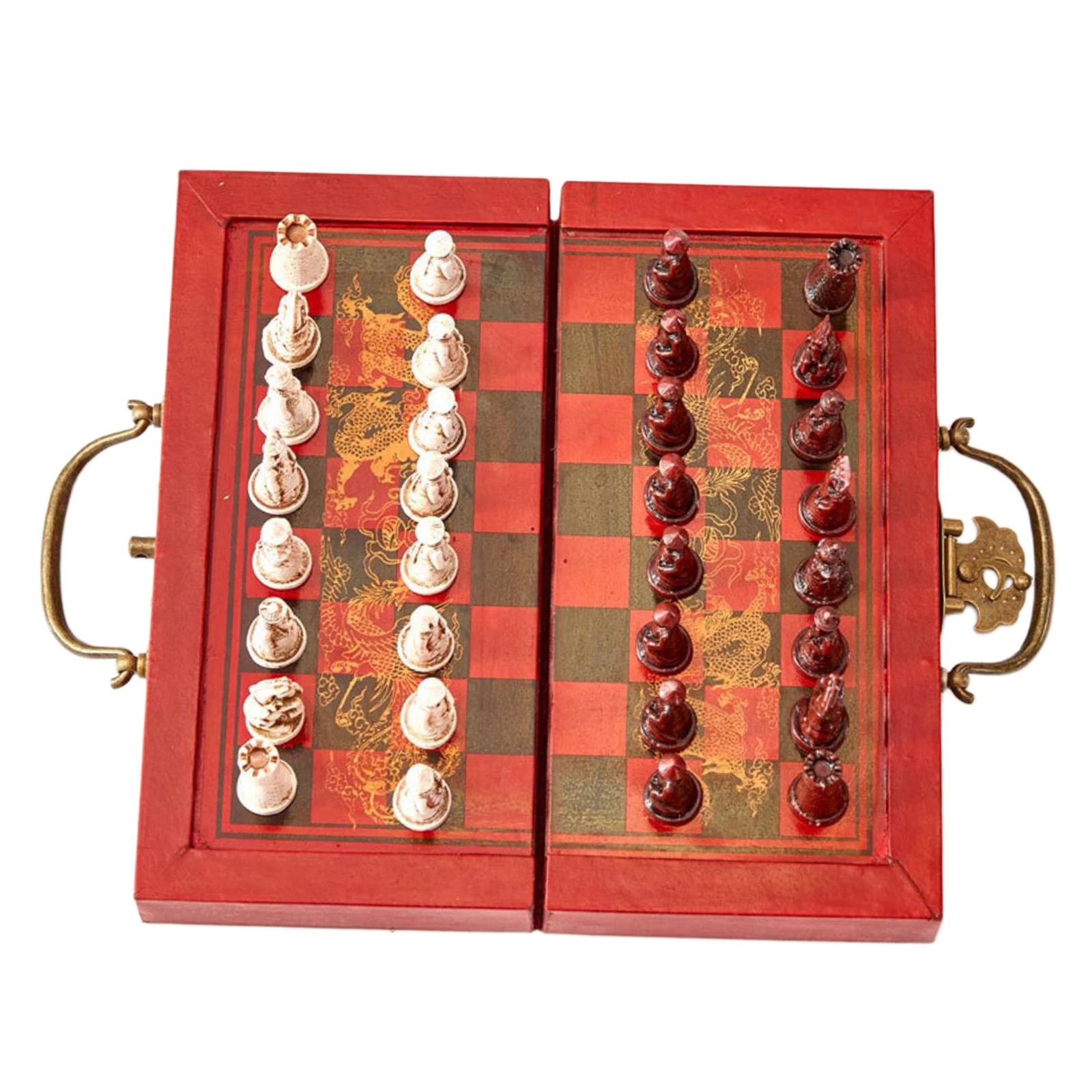 

Folding Chess Set Classic Board Game Kids and Adults Toys Birthday Gifts