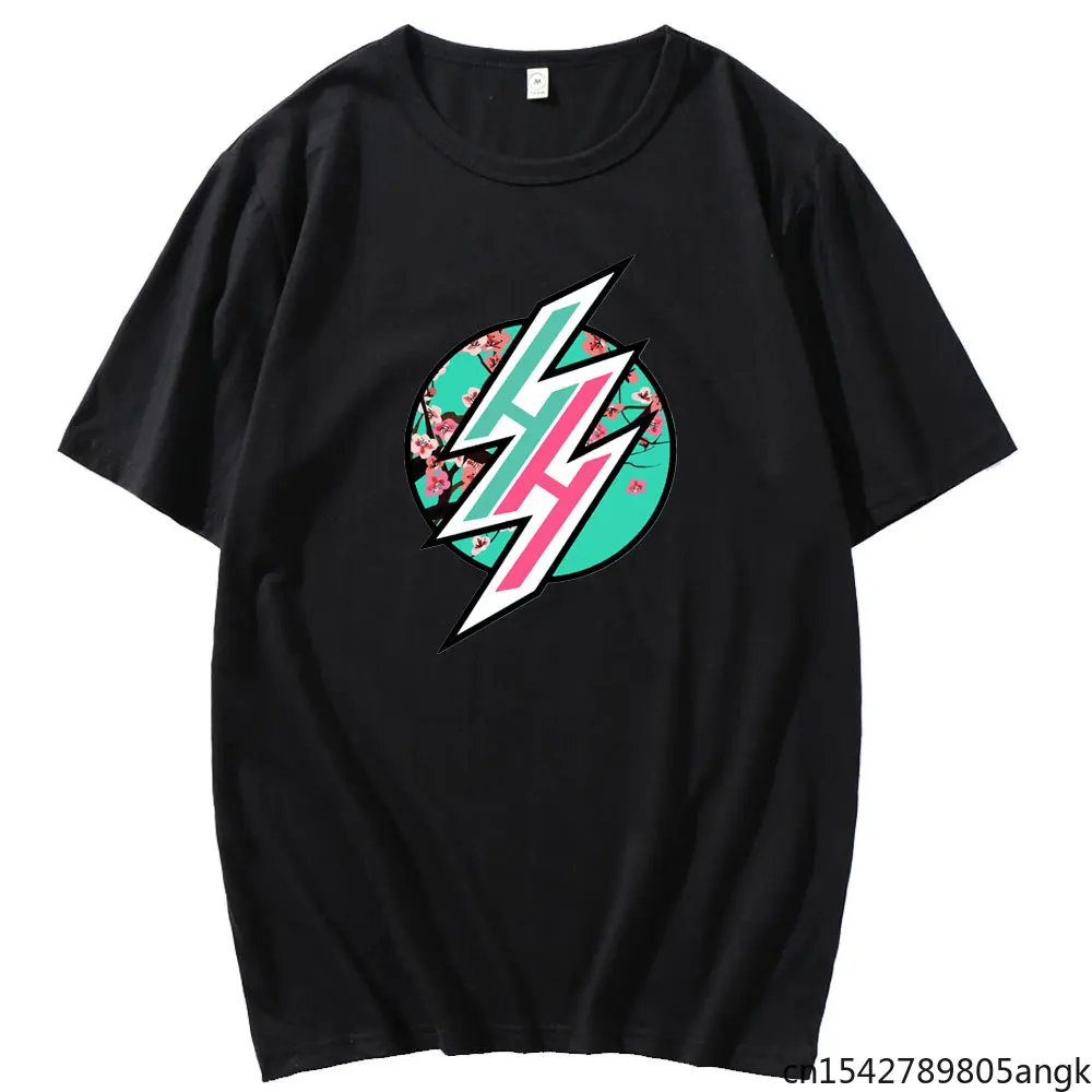 

Hentai Haven Logo T-shirt Mens Anime Printed Harajuku Summer Short-sleeve