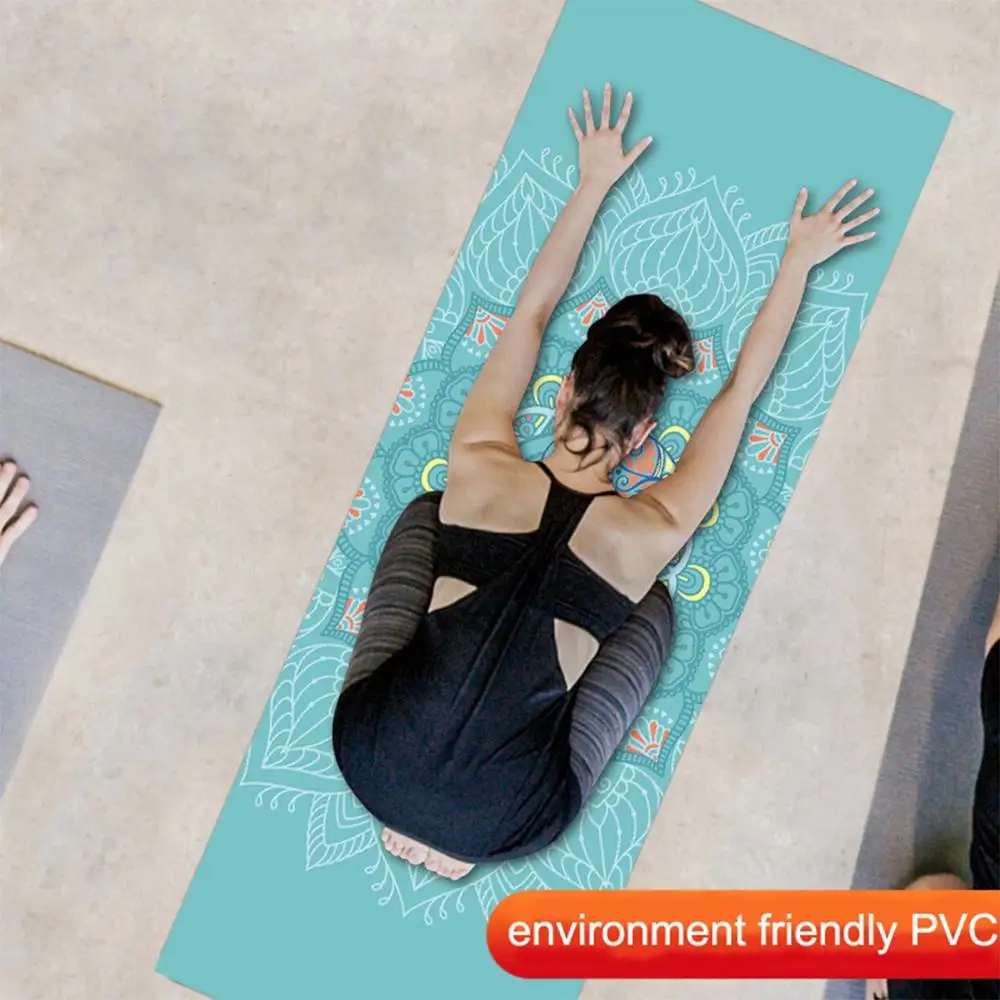 

Thick Non-Slip Yoga Mat Pad for Exercise Fitness Pilates 68" x 24"