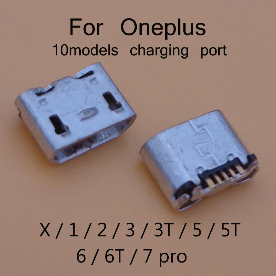 1 шт. для OnePlus X 2 3 3T 5 5T 6 6T 7 Pro запасные части новый разъем Micro USB Type C