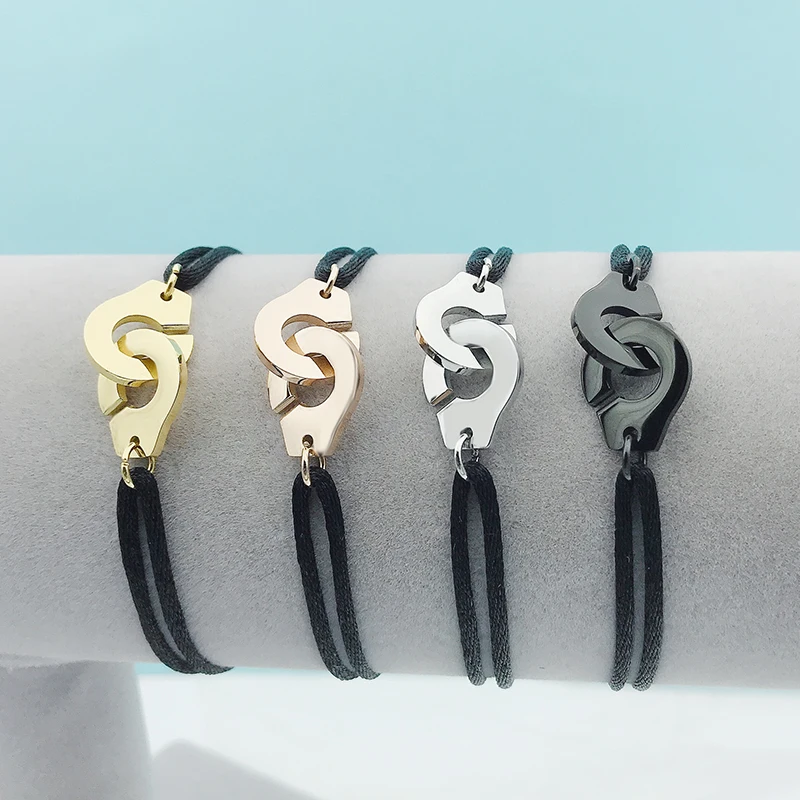 Высококачественный Браслет из нержавеющей стали для женщин и мужчин