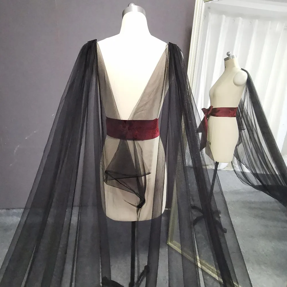 Реальные фотографии черные длинные свадебные болеры с блестками кружевная