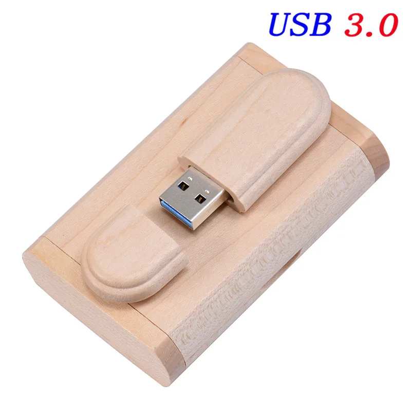 White SHANDIAN USB 3,0 высокоскоростной логотип клиента деревянный USB флеш-накопитель кленовое дерево+ коробка Флешка 4 ГБ 8 ГБ 16 ГБ 32 ГБ карта памяти подарки - Цвет: White