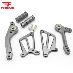 for honda cbr900rr 893cc sc28 1992 1999 cnc aluminum alloy motorcycle rearset footrest footpeg pedal rear set accessories part free global shipping