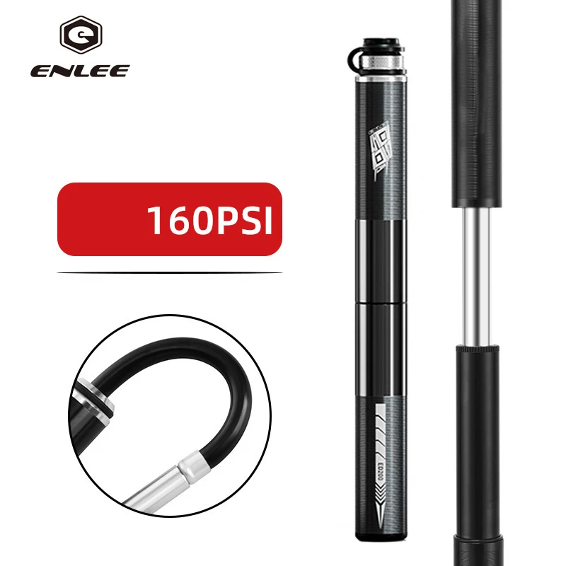 Портативный велосипедный мини-насос с манометром 160psi | Спорт и развлечения