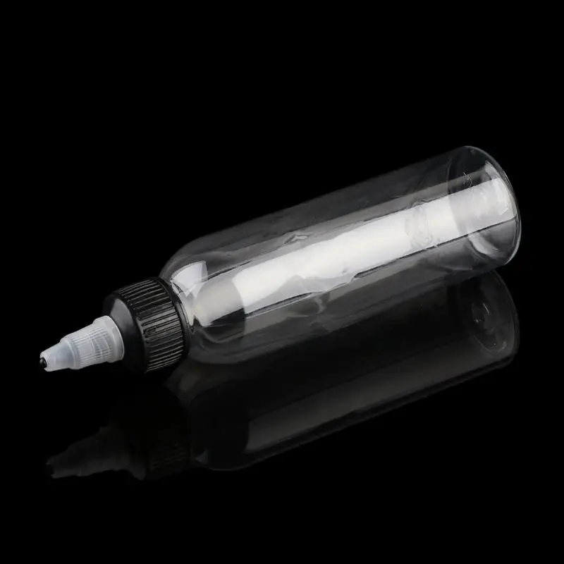 120 мл Twist Кепки пустой Пластик чернил для татуажа бутылка с пигментом питания|plastic