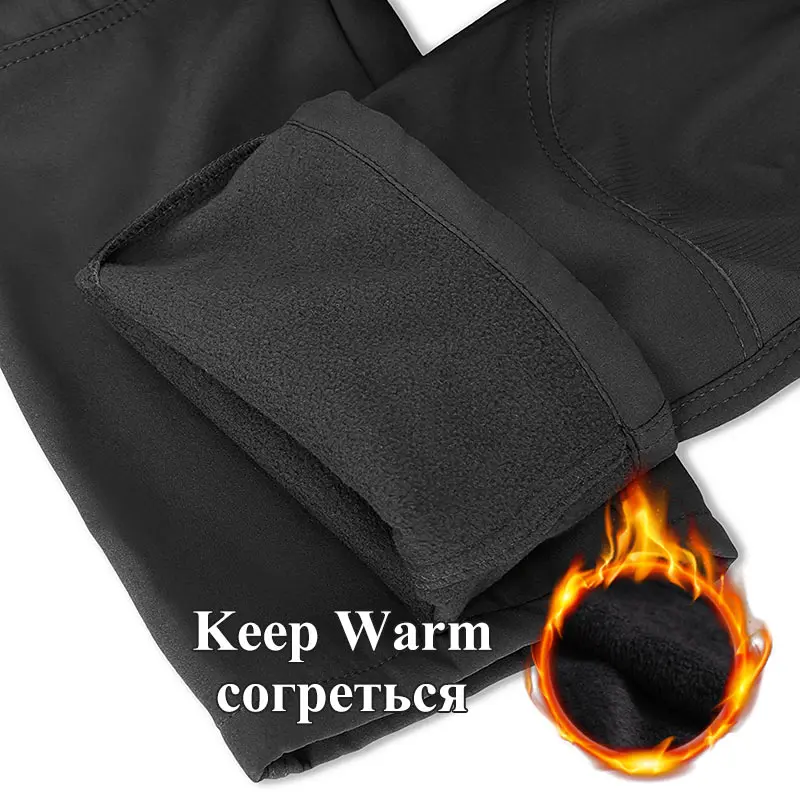 Брюки LUTU мужские зимние утепленные бархатные Мягкие штаны оверсайз