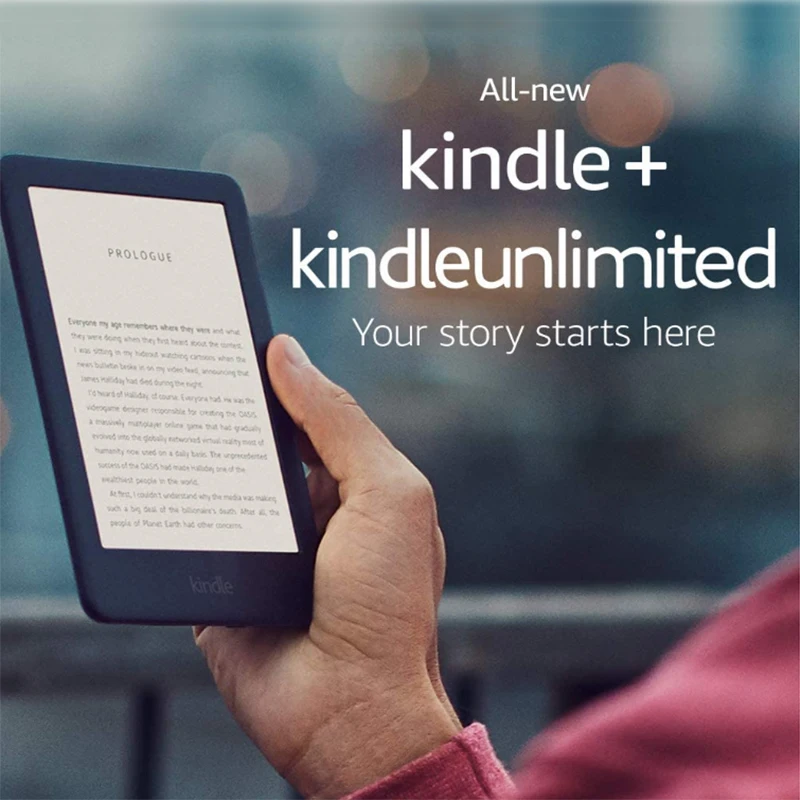 Новая электронная книга Kindle Black 2019 версия со встроенной подсветкой спереди Wi-Fi 8