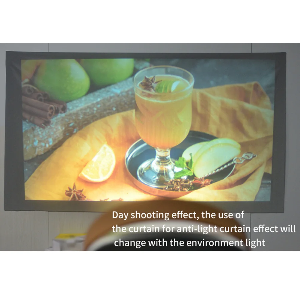 

Audio Video Player HD 1080P Living Room Family Home Theater Multimedia LED Light Portable Bedroom Mini Projector Desktop