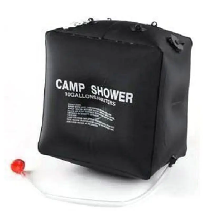 Наружная Солнечная душевая сумка с подогревом портативный 40 литровый