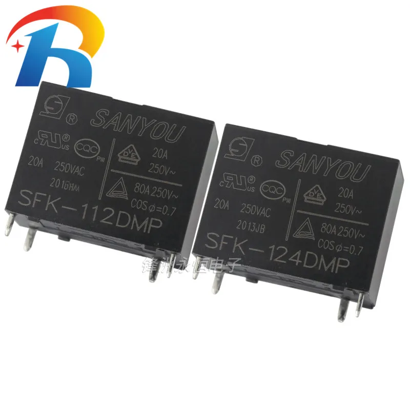 Бесплатная доставка 5 шт. Новый SANYOU SFK-112DMP 12VDC SFK-124DMP 24VDC 4PIN 20A кондиционер