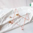 1 шт. креативная Геометрическая стойка для хранения простой из кованого железа органайзер для планшетов, книг, газет, многофункциональная витрина, держатель, подарки