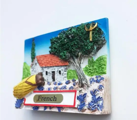 Известный во Франции Прованс туристический сувенир магнит на холодильник -