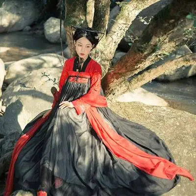 hanfu Национальный Древний китайский Косплей Костюм древняя Женская Китайская одежда hanfu Женская китайская сценическая одежда - Цвет: color15