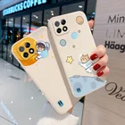 Чехол с астронавтом для Realme C21, чехол для OPPO A5S A9 2020 A5 A11 A12 A15 A32 A33 A53 A54 A74, силиконовый мягкий защитный чехол для объектива