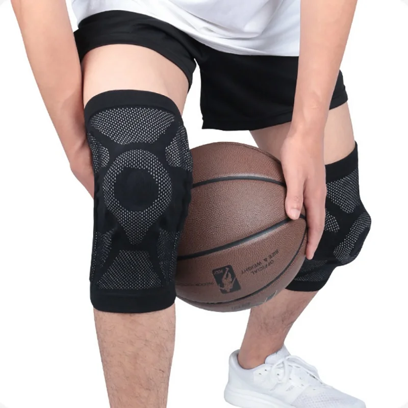 

New Arrivals Summer Thin Breathable Sports Knee Pads Compression Protection Patella Leg Cover Outdoor Football Anti-collision