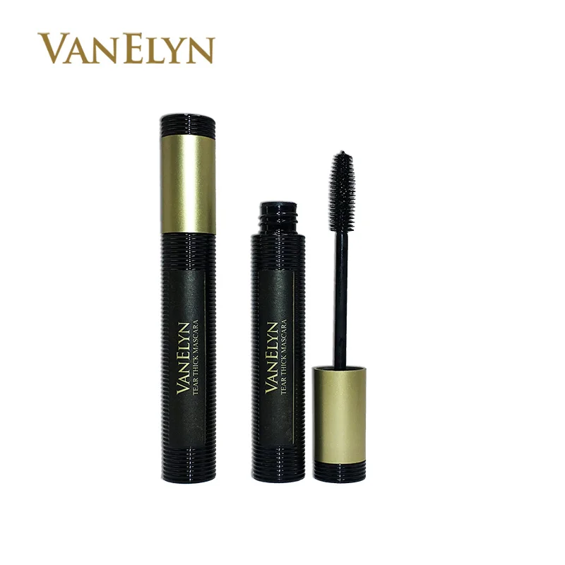 Vanelyn Водостойкая тушь для ресниц Черная объемная Удлиняющая Подкручивающая
