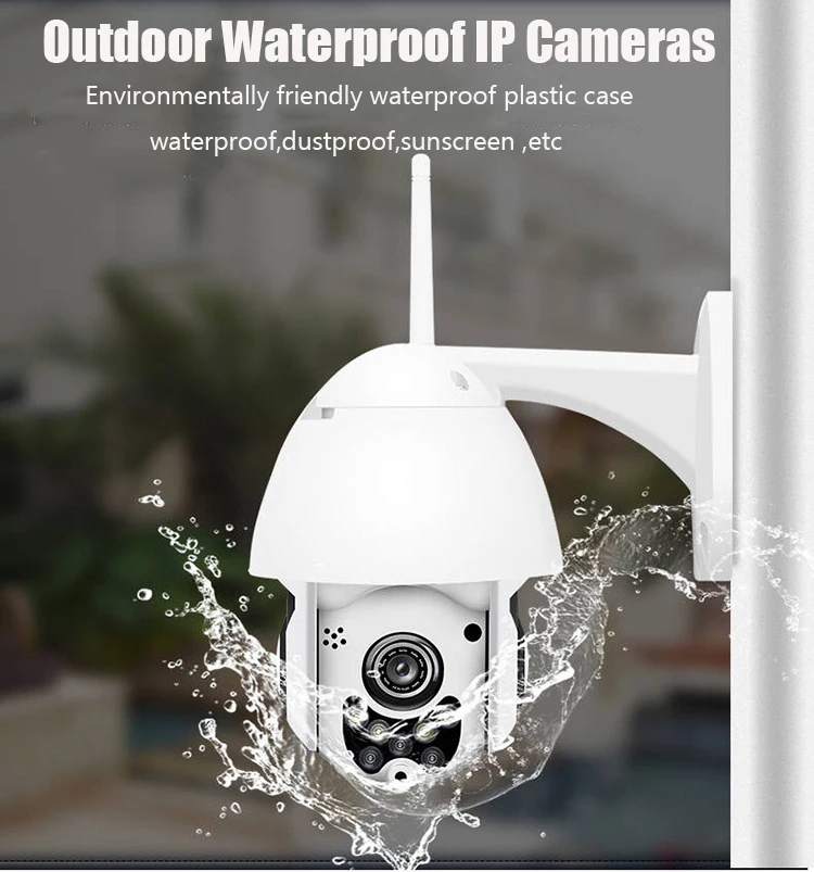 KuWfi 1080P wifi камера HD 2MP IP камера с автоматическим отслеживанием Водонепроницаемый купол домашней безопасности беспроводная ip-камера, двухстороннее аудио