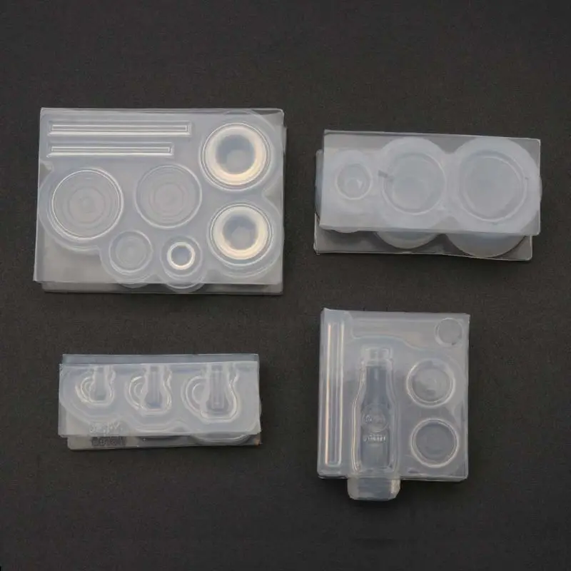 Ручная работа мини пустотелые Бутылочки для молока чашки соломы силиконовые