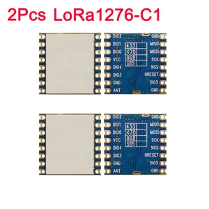 2 шт. FCC LoRa1276-C1 100mW SPI 868MHz 915MHZ 4KM SX1276 Lora беспроводной модуль дальнего действия LoRaTM,FSK,GFSK,OOK IOT для умного дома