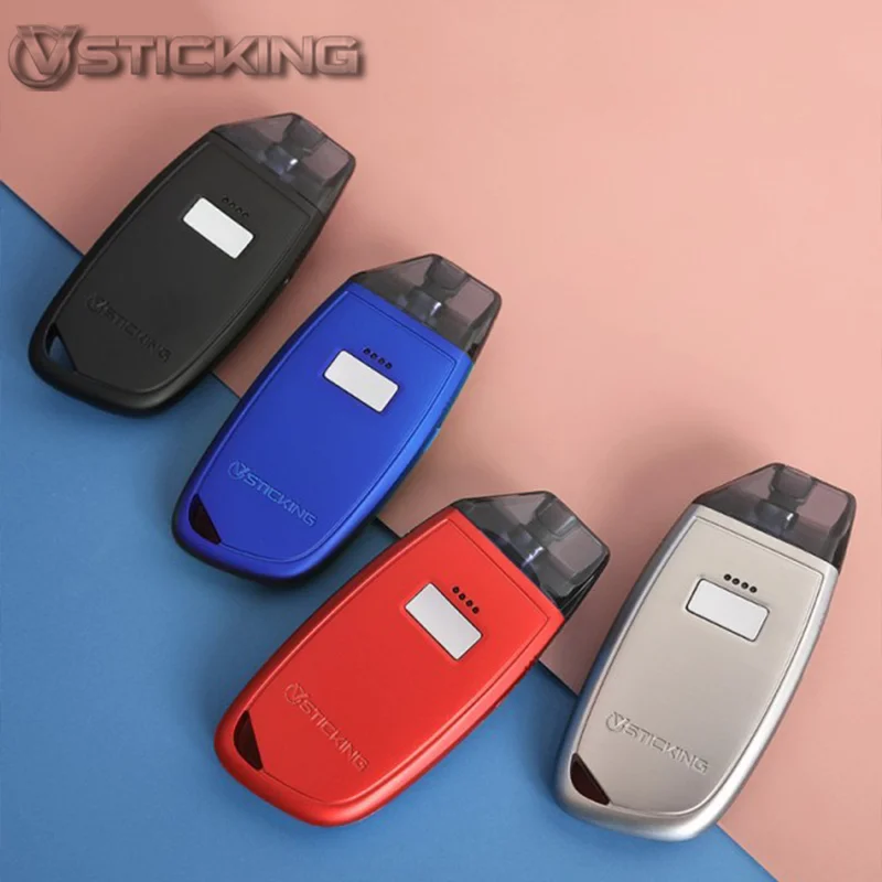 Зазор Vsticking VY Pod System Kit с 1 8 мл POD 1.0ohm катушка Eletronic сигарета 12 Вт VIY Mod Vape чипсетом Yihi