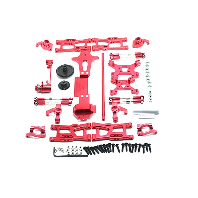 

Metal Combiner,Red & for WLtoys 1:14 144001 Metal C Seat Steering Cup Swing Arm Central Drive Shaft,Red