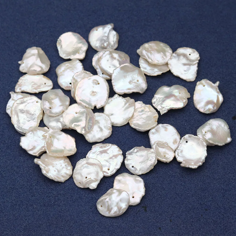 Непористые жемчужные нестандартные бусины в форме лепестков для