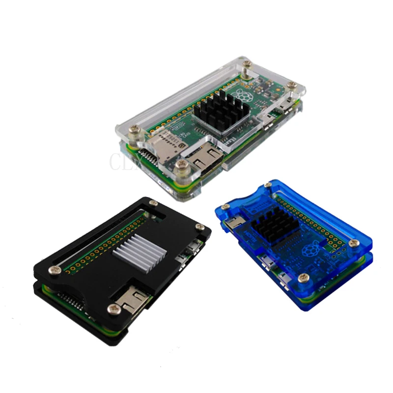 Raspberry Pi Zero W начальный комплект 5 Мп камера + Официальный чехол радиатор 2x20