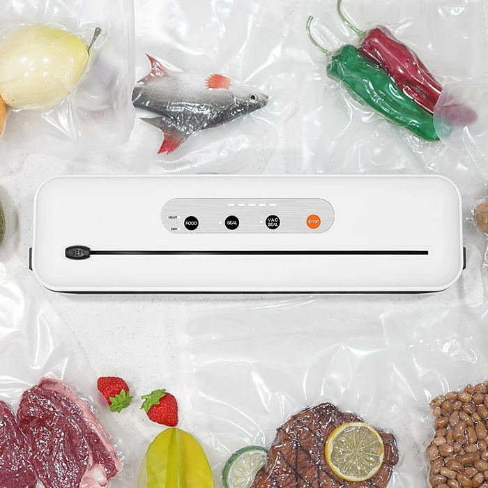 LAIMENG вакуумный упаковщик Sous Vide вакуумный упаковщик с резаком для хранения продуктов новая вакуумная упаковочная машина с вакуумными пакетами S274