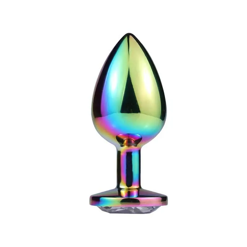 3 шт./компл. Радуга металлическая Анальная пробка секс тренировочный комплект