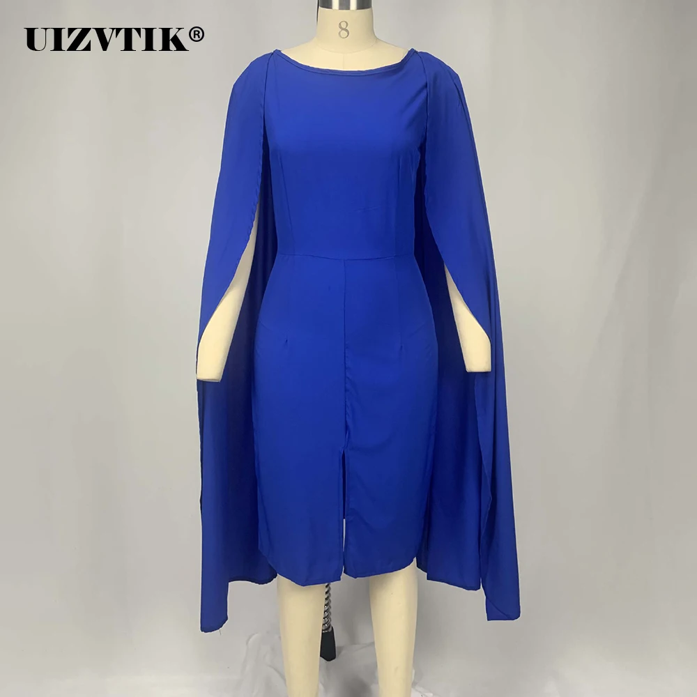 Летнее платье для женщин 2021 плащ с длинными рукавами и Разделение пикантные