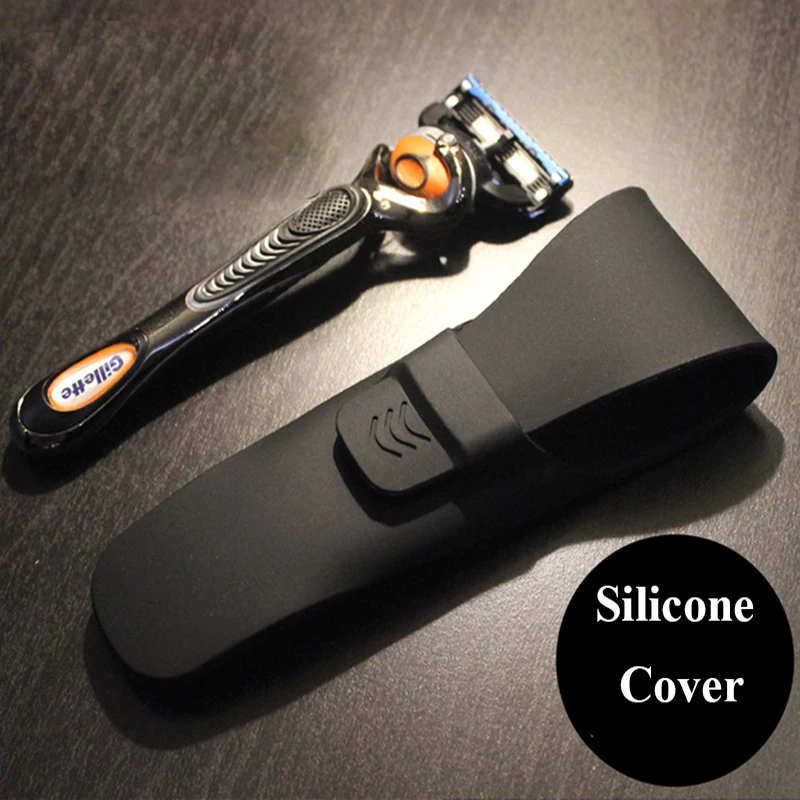 Портативный дорожный кейс для бритвы хранения ручек силиконовый пластиковый