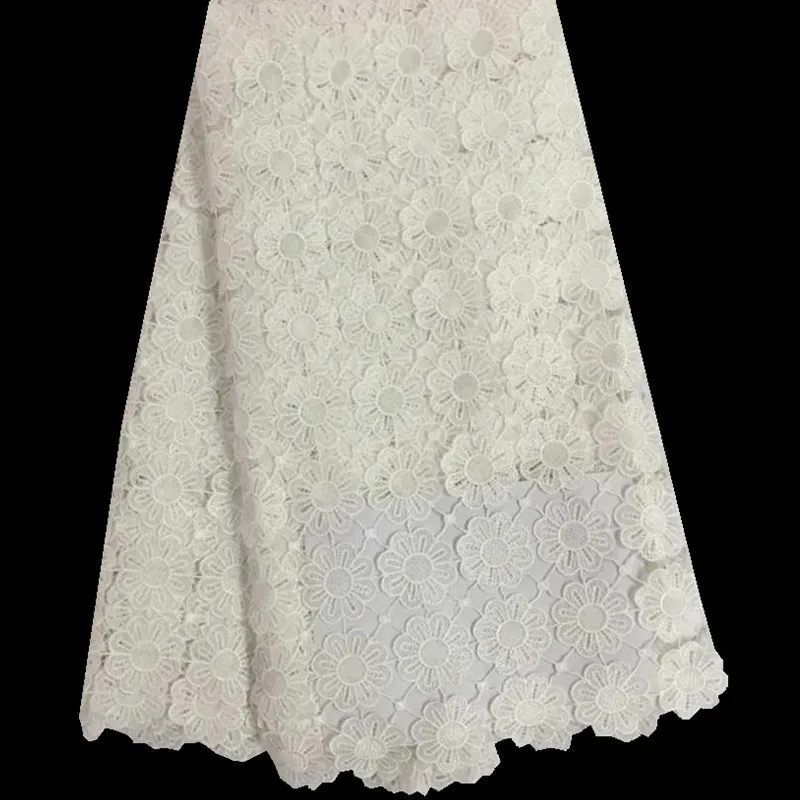 Высокое качество швейцарский шнур гипюр кружево новейшая африканская