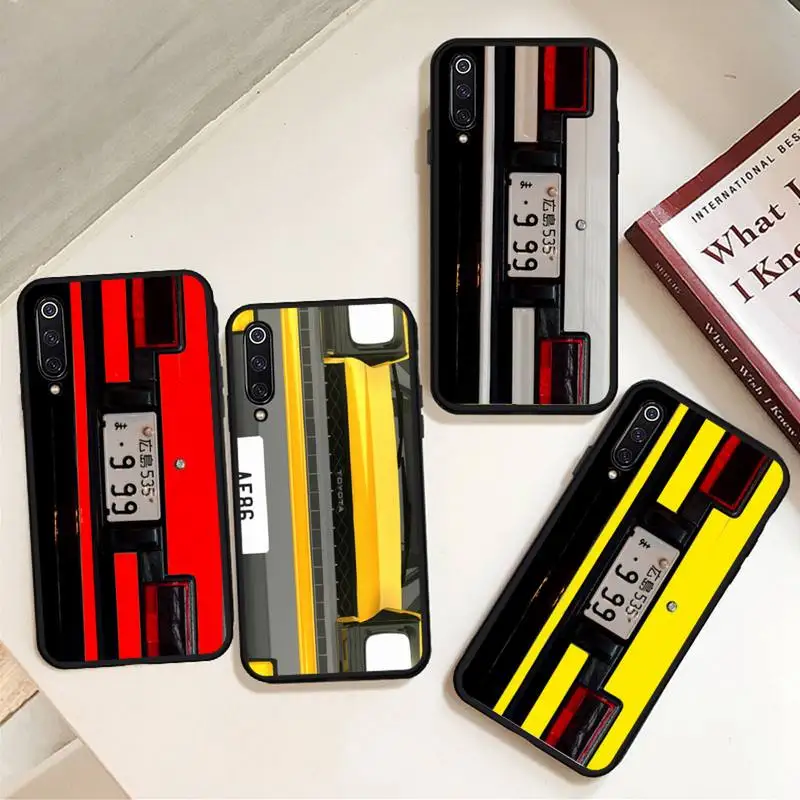 

Initial D Car taillight AE86 Phone Case For Xiaomi Redmi note 7 8 9 t max3 s 10 pro lite coque shell cover funda