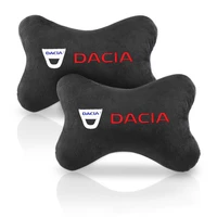 2pcs soft car neck headrest pillows seat headrest for dacia duster lpg logan stepway lodgy sandero xplore r4 auto accessories