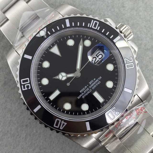 40mm Men s Mechanical Watch 116610 Green/Black Clean Ceramic 904L Steel 1:1 Best Edition Blue face luxury brand watch