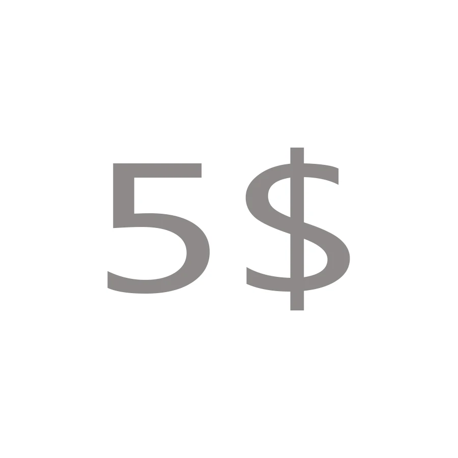 Дополнительная плата за 5 долларов США |