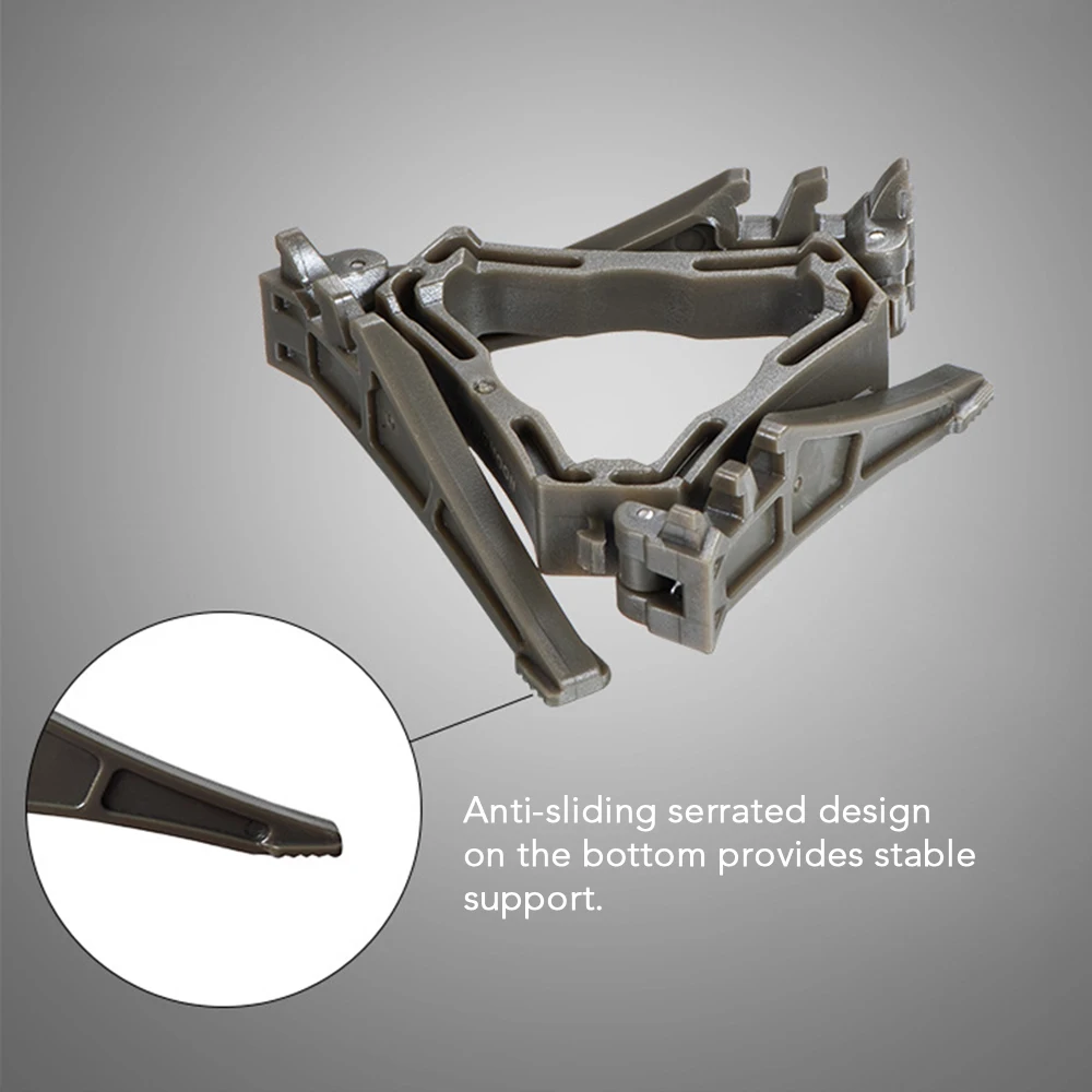 Складной плоский кронштейн для бензобака CAMPINGMOON противоскользящий 3 вида штыков