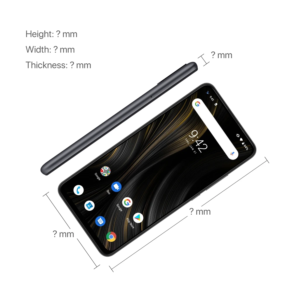 UMIDIGI power 3 Android 10 48MP Quad AI камера 6150mAh 6,5" FHD+ 4 Гб 64 Гб Helio P60 глобальная версия смартфон NFC Face ID NFC
