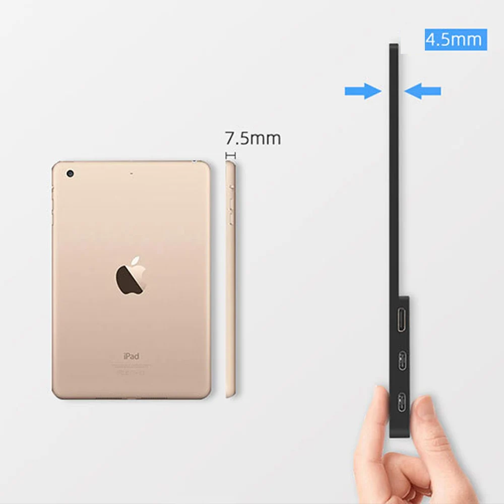 15 6 &quot1080P светильник портативный игровой монитор HDR для PS4 Pro XBOX Switch Ns супертонкий