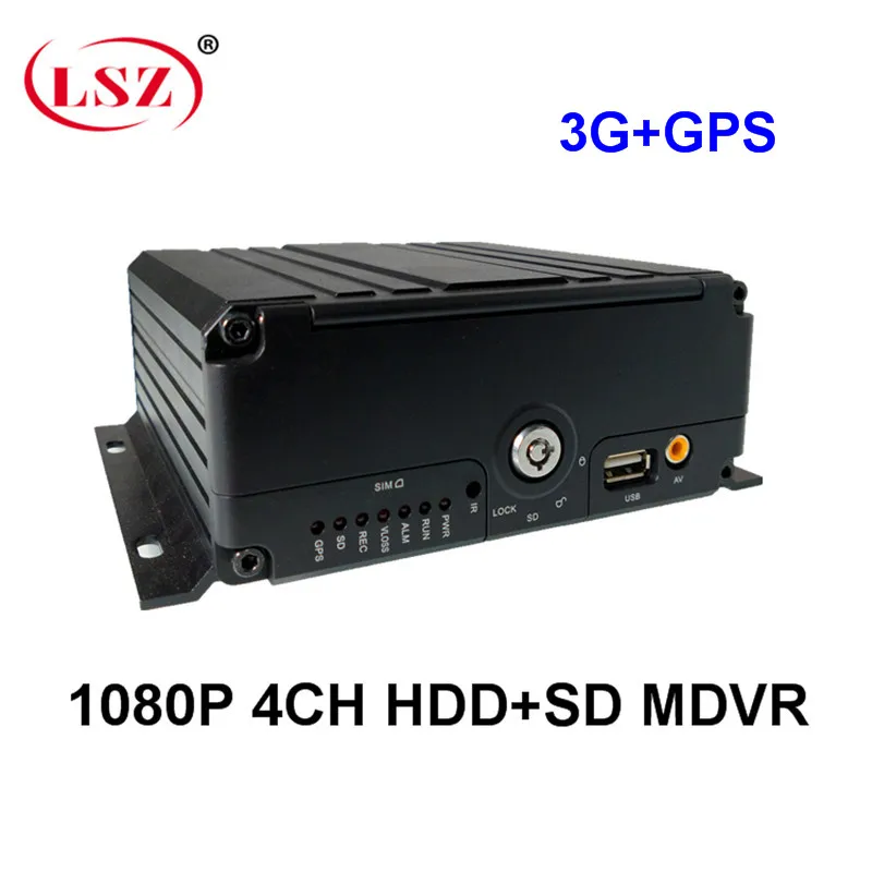 Мобильный DVR завод для AHD 4 удаленный хост системы мониторинга HD HDD бортовое