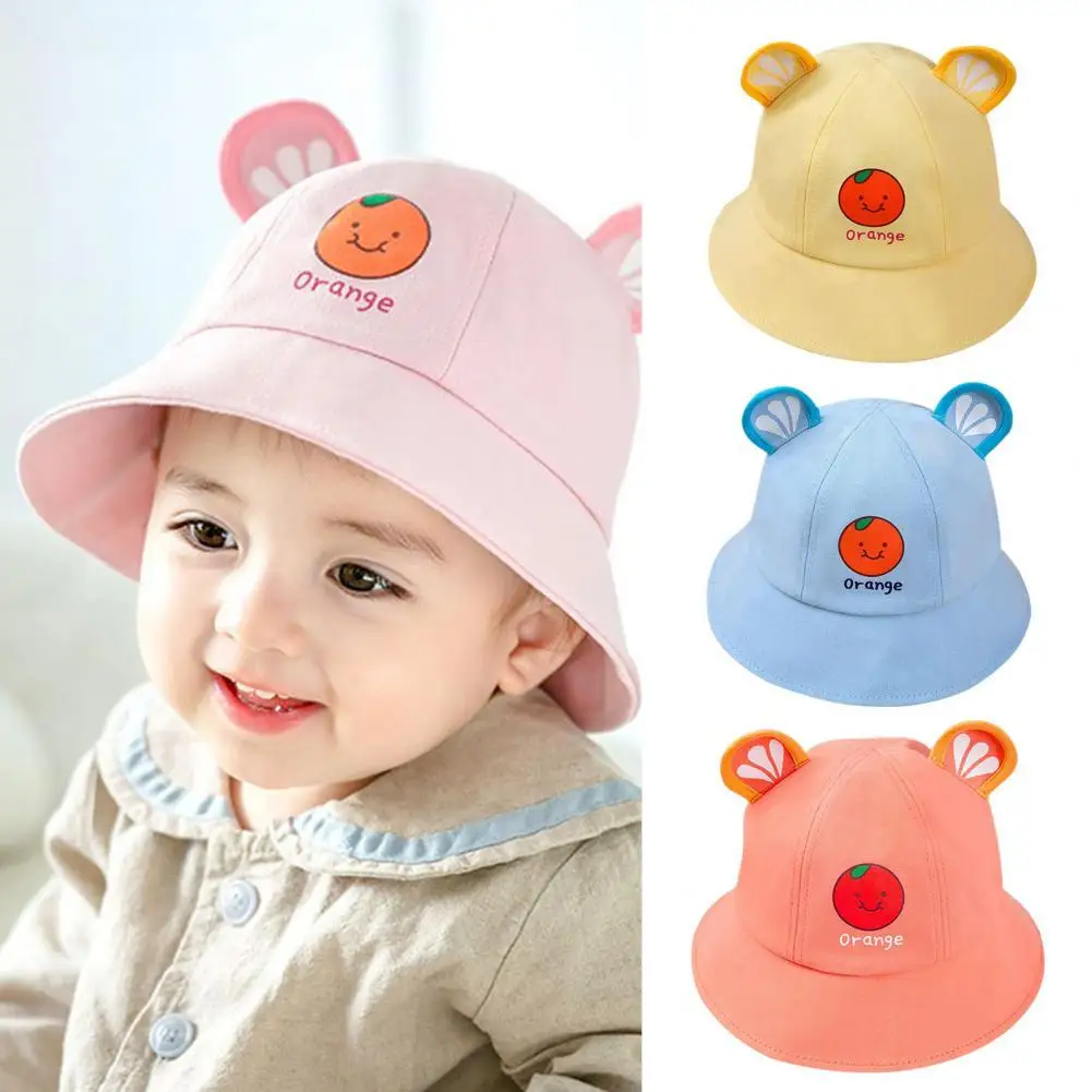 

Toddler Cap Cartoon Design Sun Protection Lovely Boys Girls Autumn Sunhat Children Hat Summer Printing Caps Cartoon Baby Hats