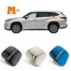 Аксессуары из нержавеющей стали и АБС черного, серебряного, синего цвета для Toyota Highlander 2021 2022, крышка для топливного бака автомобиля, декоративная наклейка, крышка