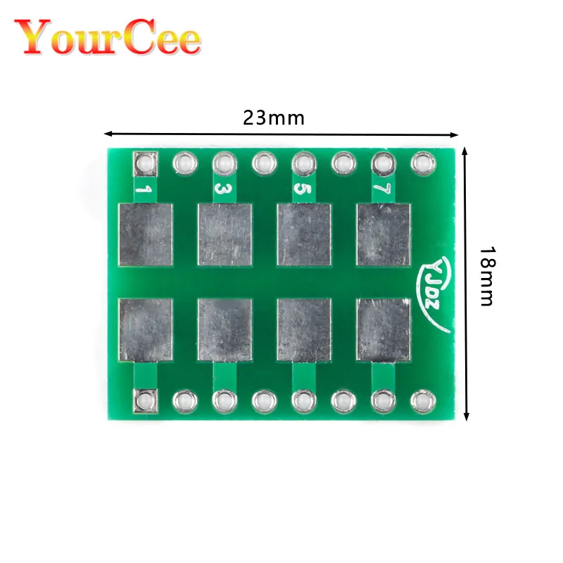 10 шт. SMD для DIP-адаптера плата преобразователя разъем пластины 2512 1812 1210 SMA SMB SMC
