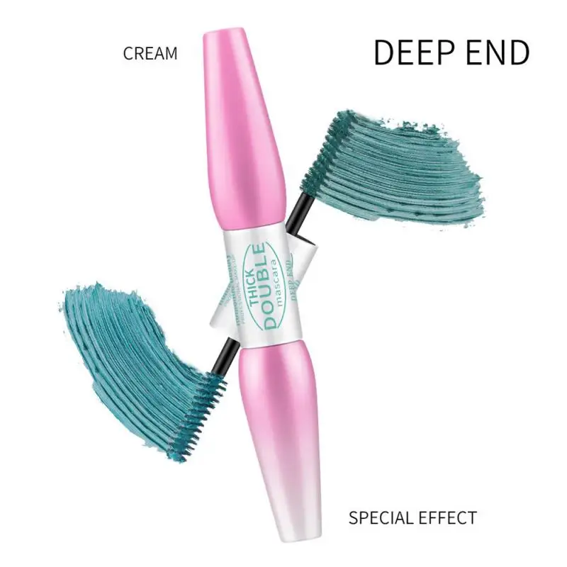 Двухсторонняя цветная тушь для ресниц водоСТОЙКАЯ и не снимает влагу стойкий