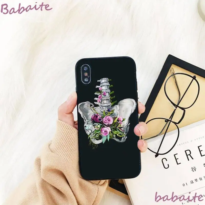 

Babaite Human Organs Brain Meridian Phone Case For iPhone 8 7 6 6S Plus X XS MAX 5 5S SE XR 11 11pro promax 12 12Pro Promax