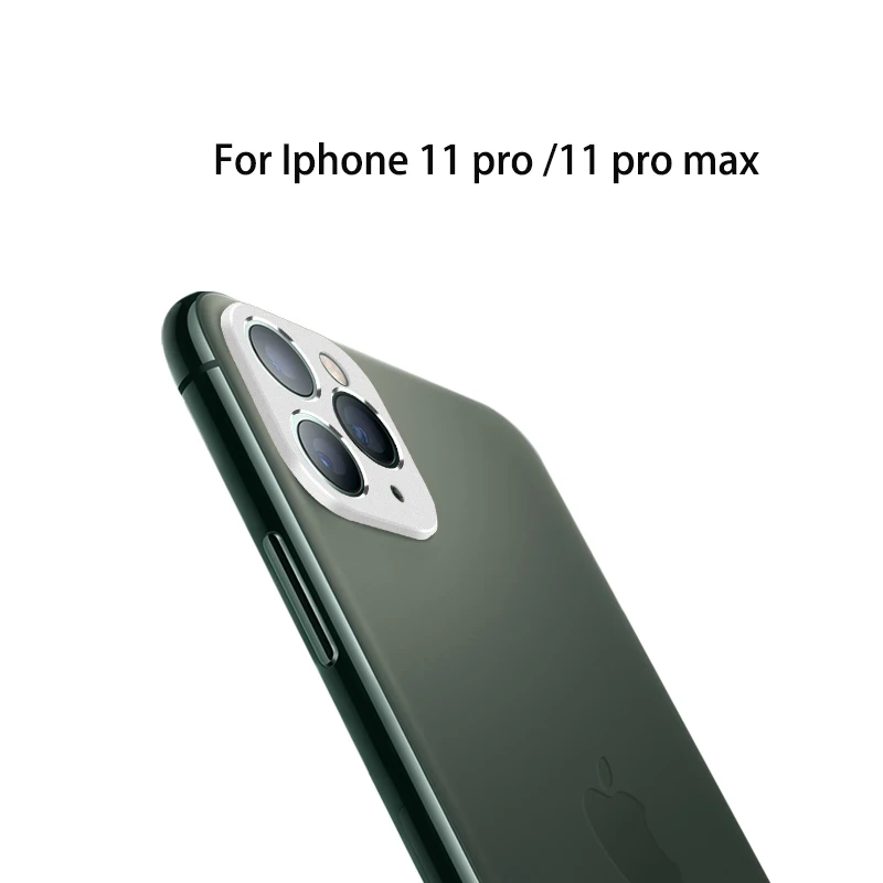 Silver Style 3 Metal Case on For iPhone X Camera Lens Screen Protector Bumper Cover for iPhone XS MAX XR XSMAX X 11 Pro Max Ring Tempered Glass - Цвет: Silver Style 3
